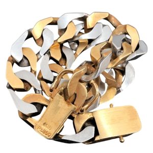 K18/Pt850ブレスレット