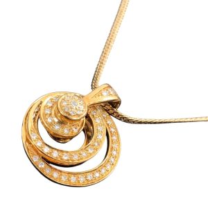 K18ネックレス / ダイヤ