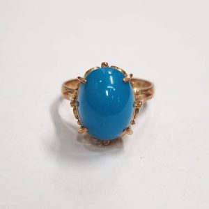 K18 (18金) リング 指輪 ターコイズ トルコ石 |根室市松本町