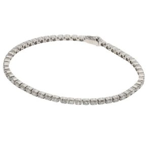 Pt900　テニスブレス　メレダイヤ付き