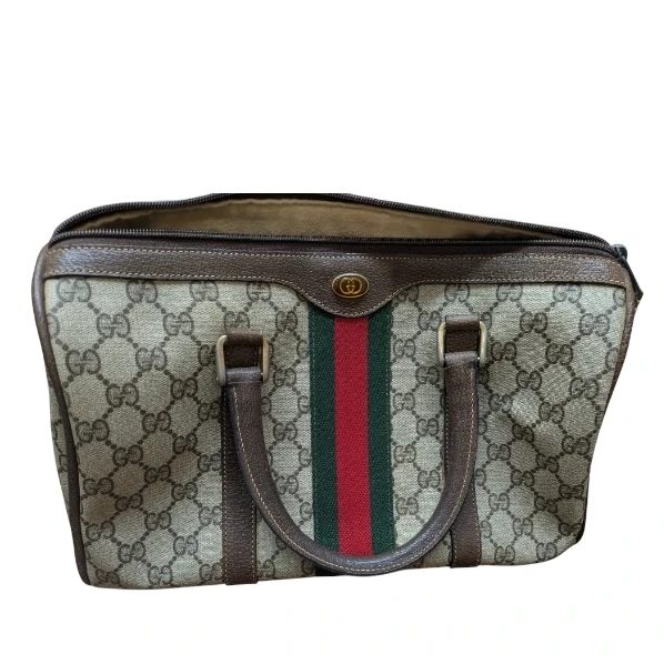 GUCCI オールドグッチ シェリーライン ボストンバッグ