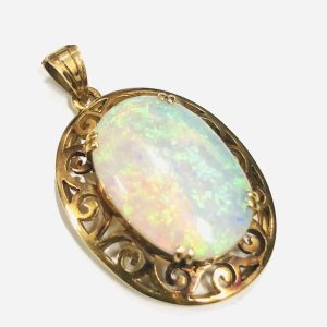 K18 ホワイトオパール ジュエリー