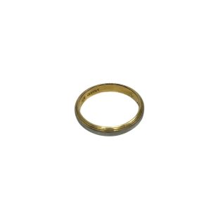 K18ベース/Pt900コンビ リング