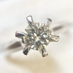 Pt850（プラチナ850） ダイヤモンド1.03ct付きリング