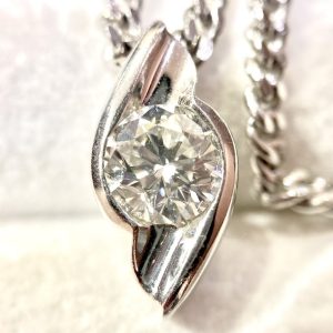 ダイヤモンド 1ct Pt900 プラチナ900 ネックレス