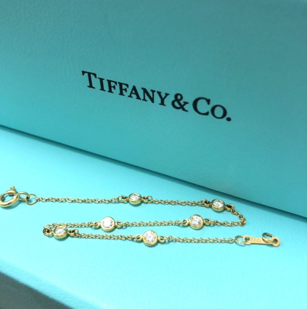 TIFFANY　ティファニー　K18　18金　ダイヤ　ブレスレット