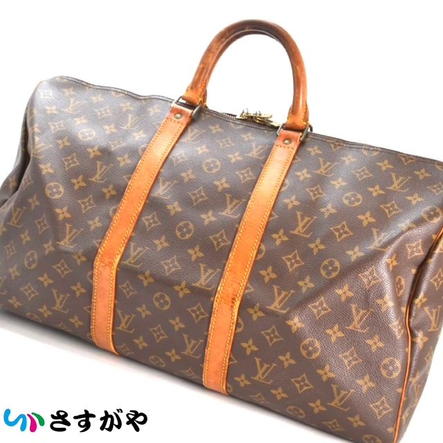 LOUIS VUITTON ルイ・ヴィトン キーポル50 バッグ 年代物 ダメージ多数