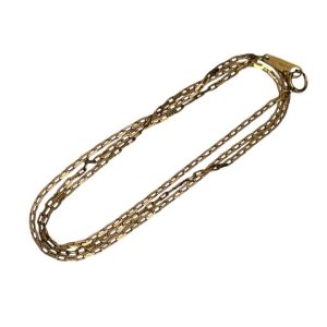 K18 ネックレス 18金 石なし