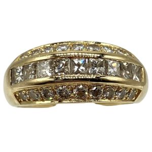 K18 18金 リング 石あり