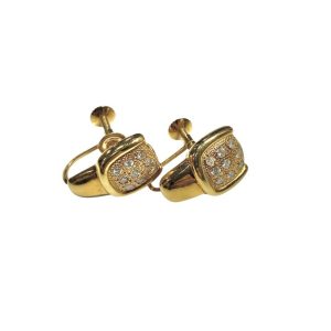 【K18メレダイヤモンドイヤリング】18金・アクセサリー・ピアス・貴金属・ジュエリー