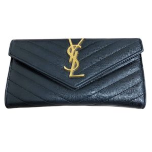 Saint Laurent サンローラン モノグラム ラージフラップウォレット