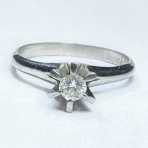Pt900 ダイヤモンド 0.22ct リング