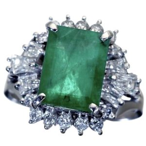 Pt900 リング 石あり