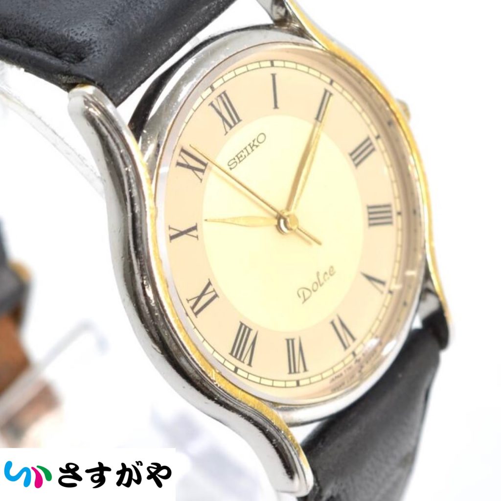 SEIKO セイコー ドルチェ 時計 年代物 社外ベルト