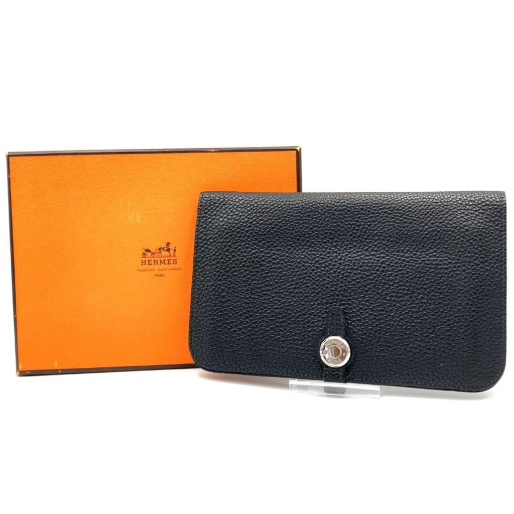 HERMES エルメス ドゴンGM 二つ折り財布｜高崎市上中居町の買取実績 