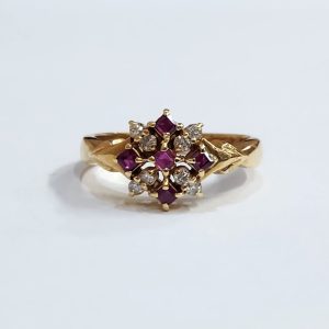 K18 (18金) ルビー ダイヤモンド リング 指輪 ジュエリー | 根室市宝林町