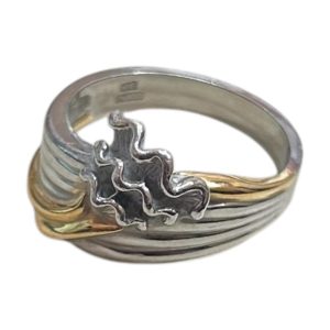 K18/Pt900 18金/プラチナ900 ハーフリング