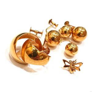 18金 イヤリング