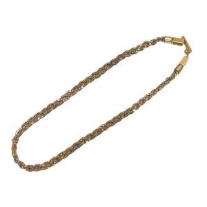 K18/Pt850 ブレスレット 石なし コンビ ハーフ 18金 プラチナ アクセサリー