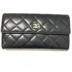 CHANEL シャネル 長財布 ラムスキン