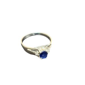 Pt900 サファイヤリング