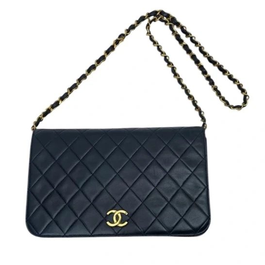 Chanel シャネル シングルフラップ マトラッセ チェーンバッグ