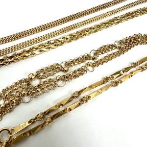 【金アクセサリー買取】函館市にてK18ネックレスをお持ち込み|石なし品も査定OK