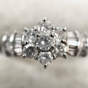 K18WG 18金ホワイトゴールド ダイヤリング
