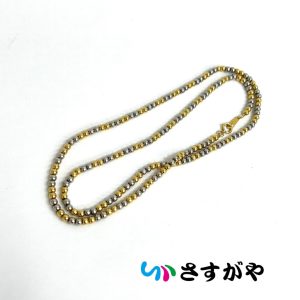 K18Pt850 コンビ ネックレス 金 プラチナ アクセサリー