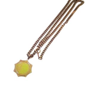 K24コイントップ/K18枠 ネックレス