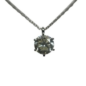 Pt900 ダイヤモンド付き ネックレス