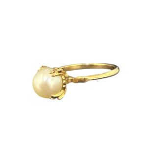 K18 18金 パール リング