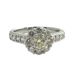 Pt900 ダイヤモンド 0.39ct/0.83ct リング