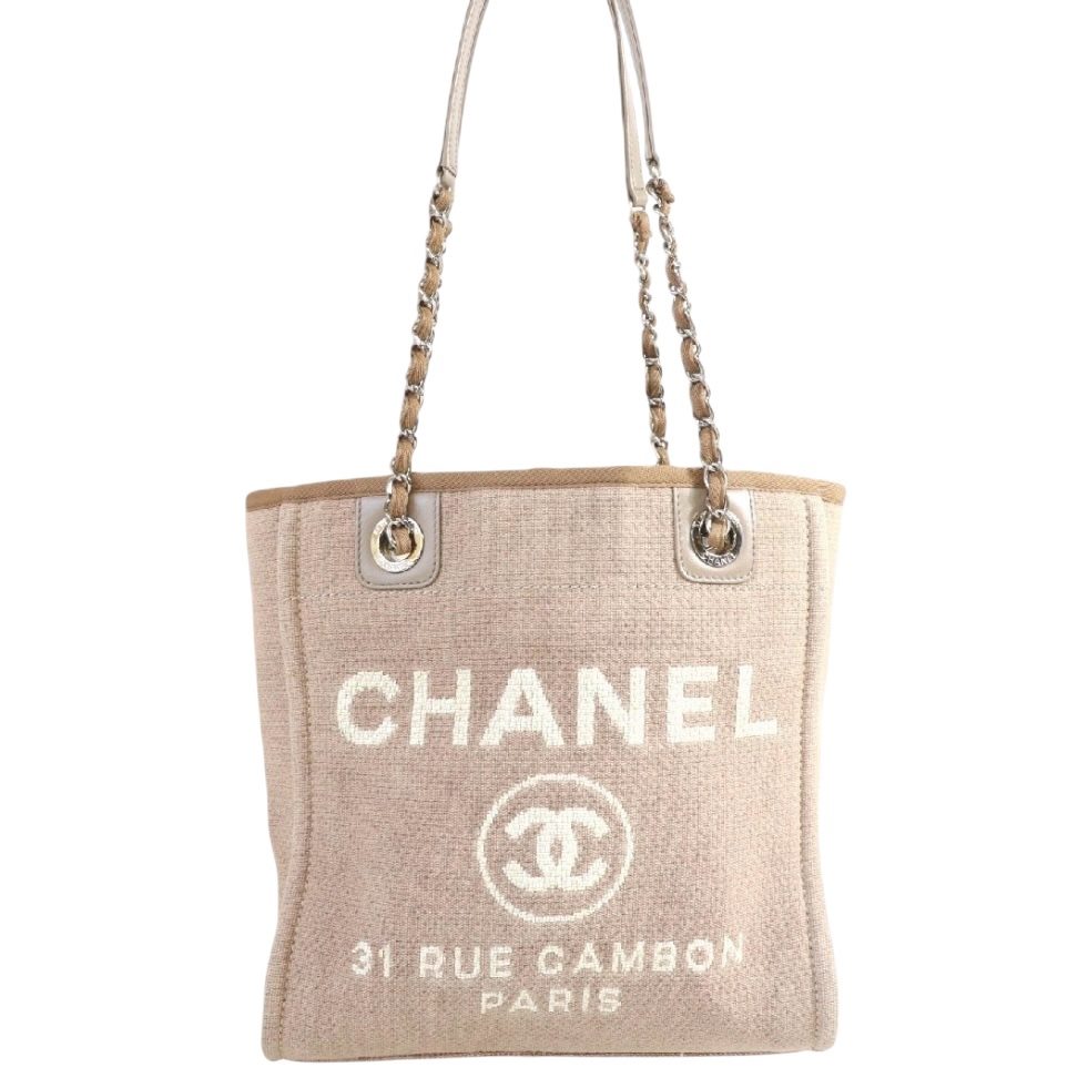 CHANEL(シャネル) ドーヴィルPM　レザートートバッグ