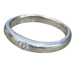 Pt900 プラチナ リング 指輪 石あり