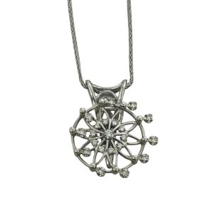 K18WG ホワイトゴールド ネックレス