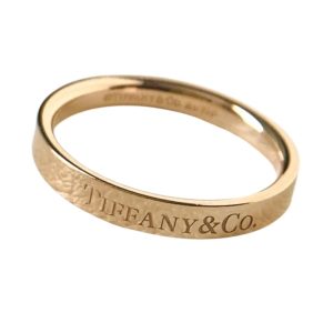 TIFFAANY&Co フラットリング ピンクゴールド K18 18金