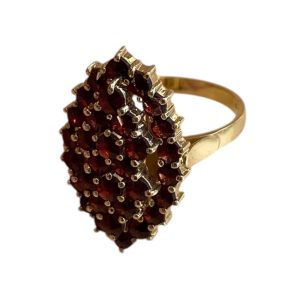 K14 14金 石付き リング