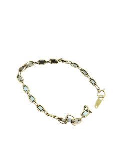 K18×Pt850 コンビブレスレット