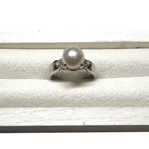 Pt950　リング　パール　プラチナ