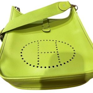Hermès エルメス エブリンPM 黄緑 ショルダーバック