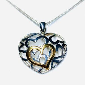 Pt850ベース K18 ネックレス