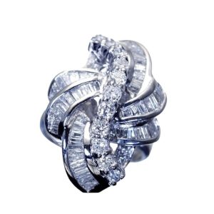 Pt900 プラチナ900 リング 石あり