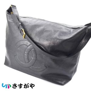 CHANEL シャネル ココマーク キャビアスキン ショルダーバッグ