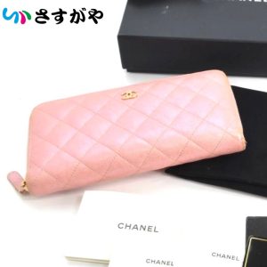 CHANEL シャネル 長財布 マトラッセ キャビアスキン