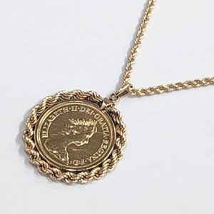 K22 (22金) コイン K18 (18金) トップ ネックレス ジュエリー 宝飾品|根室市明治町