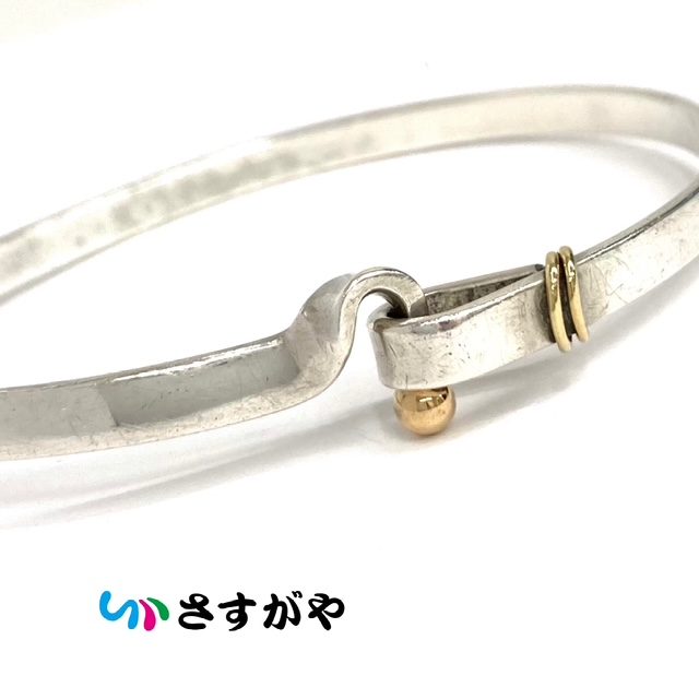 TIFFANY ティファニー フック＆アイ バングル ブレスレット シルバー  