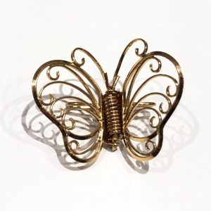 K18 / 蝶 ブローチ