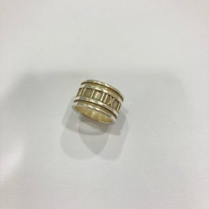 K18WGティファニー サマセット ダイヤモンド付 メッシュリングの K18WGティファニー サマセット ダイヤモンド付 メッシュリングの