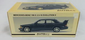 オートアート 1/18 メルセデス ベンツ 190E 2.5-16V EV02 メタリクブラック